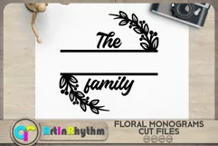 Family name frame SVG / Floral wreath SVG Product Image 2