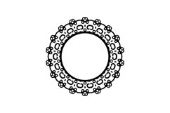 MONOGRAM 58 SVG Cut File Product Image 1