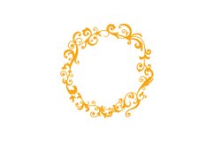 Monogram Frame SVG Cut File Product Image 1