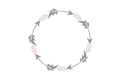 Monogram Frame SVG Cut File Product Image 1