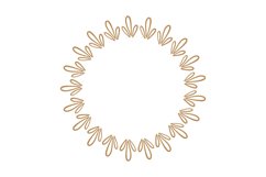 Monogram Frame SVG Cut File Product Image 1