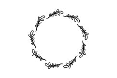 Monogram Frame SVG Cut File Product Image 1