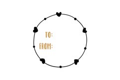 Monogram Frame: To - From Product Image 1