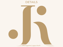 JK KJ Wedding Monogram Logo | Elegant Initials Vector Product Image 2