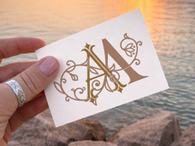 AA Wedding Monogram Logo | Elegant Initials Vector Product Image 8