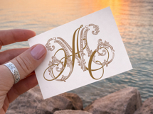 MA AM Wedding Monogram Logo | Elegant Initials Vector Product Image 5