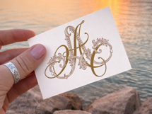 AA Wedding Monogram Logo | Elegant Initials Vector Product Image 12