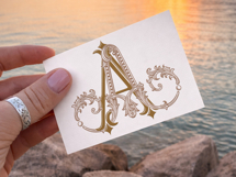 AA Wedding Monogram Logo | Elegant Initials Vector Product Image 2