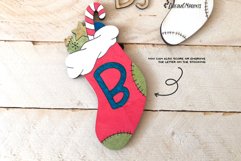 Monogram Stocking Ornaments Laser Cut Designs Product Image 7