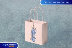 Monoline Arabic Lantern SVG Product Image 2