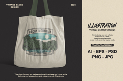 Outdoor Monoline Badge Design Product Image 8