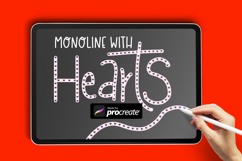  Monoline with Heart Dot Liner brush