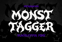 Monsttager | Bold Blackletter Gothic Font Product Image 1