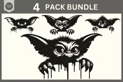 Monster SVG, Halloween Monster SVG, Halloween SVG Vector DXF Product Image 3