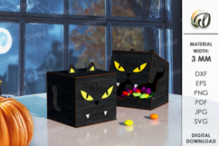Monster box Laser Cut. Cute Monster SVG Product Image 1