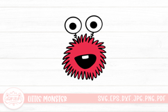 Funny Monster Clipart Illustration | Cute Cartoon Monster Product Image 1
