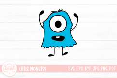Funny Monster Clipart Illustration | Cute Cartoon Monster Product Image 1