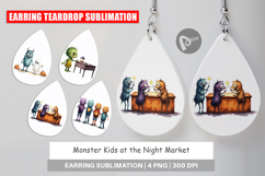 Earring Monster Night Market Product Image 1