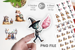 Monster Night Market Sticker Product Image 1