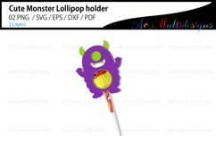 Cute Monster Lollipop Holder Product Image 3