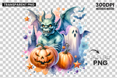 halloween pastel monster pumpkin png, monster pastel clipart, cute monster halloween art, kawaii monster pastel, pastel spooky monster printable, monster with pumpkin pastel png, pastel halloween creature,