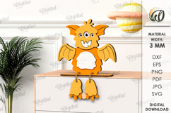 Monsters Shelf Sitter Bundle Laser Cut. Kids SVG Product Image 6
