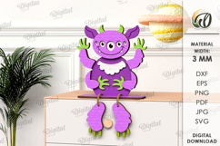 Monsters Shelf Sitter Bundle Laser Cut. Kids SVG Product Image 7