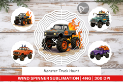 Wind Spinner Haunted Monster Truck Product Image 1