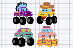 Monster truck 3D SVG Product Image 3