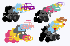 Monster truck 3D SVG Product Image 4