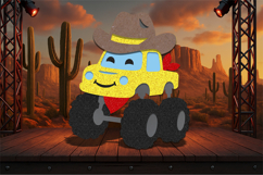 Monster truck 3D SVG Product Image 2