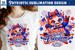 Patriotic sublimation | Ugly Cute Monster | America 250 Product Image 1