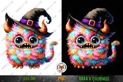 Halloween Monster Sticker, Halloween Monster Sublimation Product Image 2