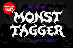 Monsttager | Webfont Gothic Blackletter for Websites Product Image 1