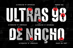 Monswag - Modern Condensed Jersey Sport Game Font Product Image 7