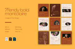 Trendy Bold Montclaire - Instagram Post Product Image 1