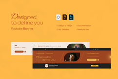 Designed To Defined You - YouTube Banner Product Image 1