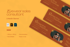 Eyewear Sales Consultant - LinkedIn Banner Product Image 1