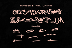 Monteez | Handwritten Brush Graffiti Webfont for Grunge Product Image 3