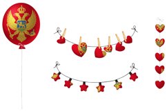 National, Patriotic Party Bundle. Montenegro Product Image 4