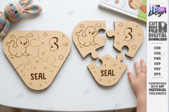 Montessori Alphabet Wooden Puzzle Laser Cut | Kids Laser Product Image 1
