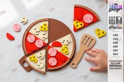 Montessori Pizza Laser Cut Bundle|Toy Pizza Kit with Spatula Product Image 8