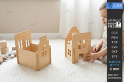 Montessori Toy Town Laser Cut | City Play Kit | Kids Laser Product Image 1