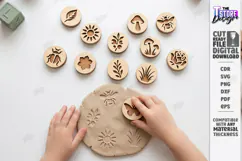 Montessori Wooden Stamps Laser Cut | Kids Sensory Play Laser Product Image 1