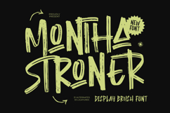 Montha Stroner Display Brush Font Product Image 1