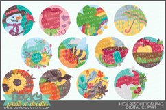 Monthly Circles Designs for Sublimation and Stickers Product Image 1