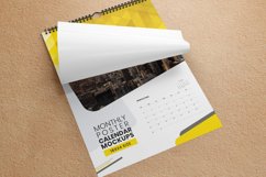 Monthly Poster Calendar Mockups 18×24 Size Product Image 3