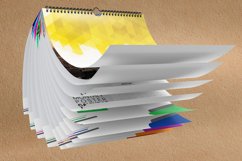 Monthly Poster Calendar Mockups 18×24 Size Product Image 2