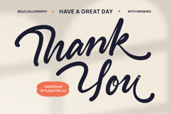 Monthly Raine - Bold Calligraphy Font Product Image 20