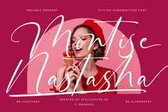 Montise Natasha - Stylish Handwritten Font Product Image 1